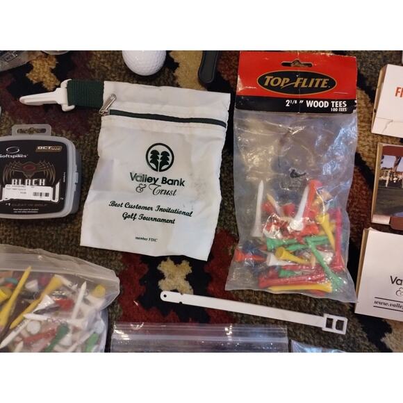 Vintage Golf Accessories Lot T's Spikes Divot Pencils Advertising Collectables - Picture 6 of 13